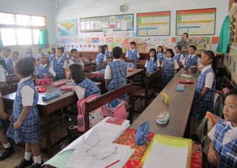 Ruang Kelas SD St. Yoseph 1 Denpasar